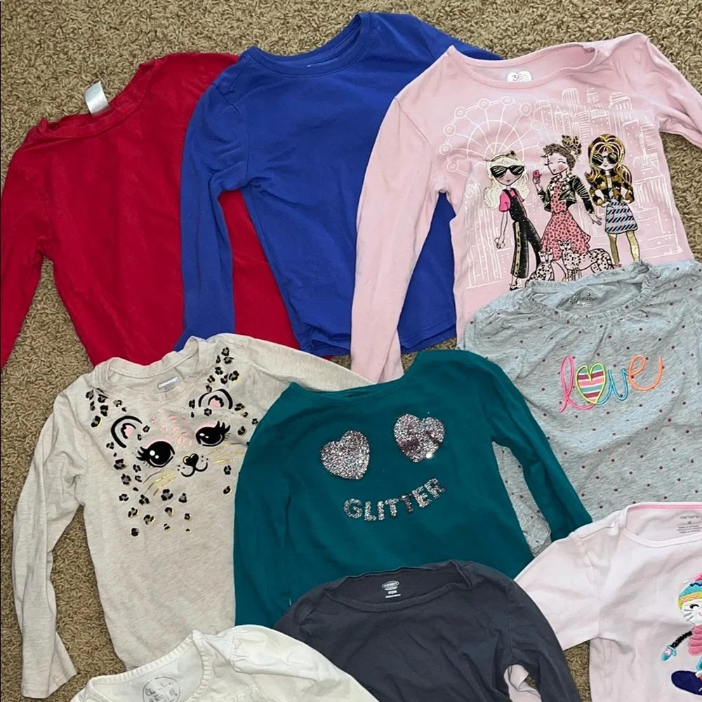 Kids Long Sleeve Shirt Set - Multicolor - Picture 2 of 16